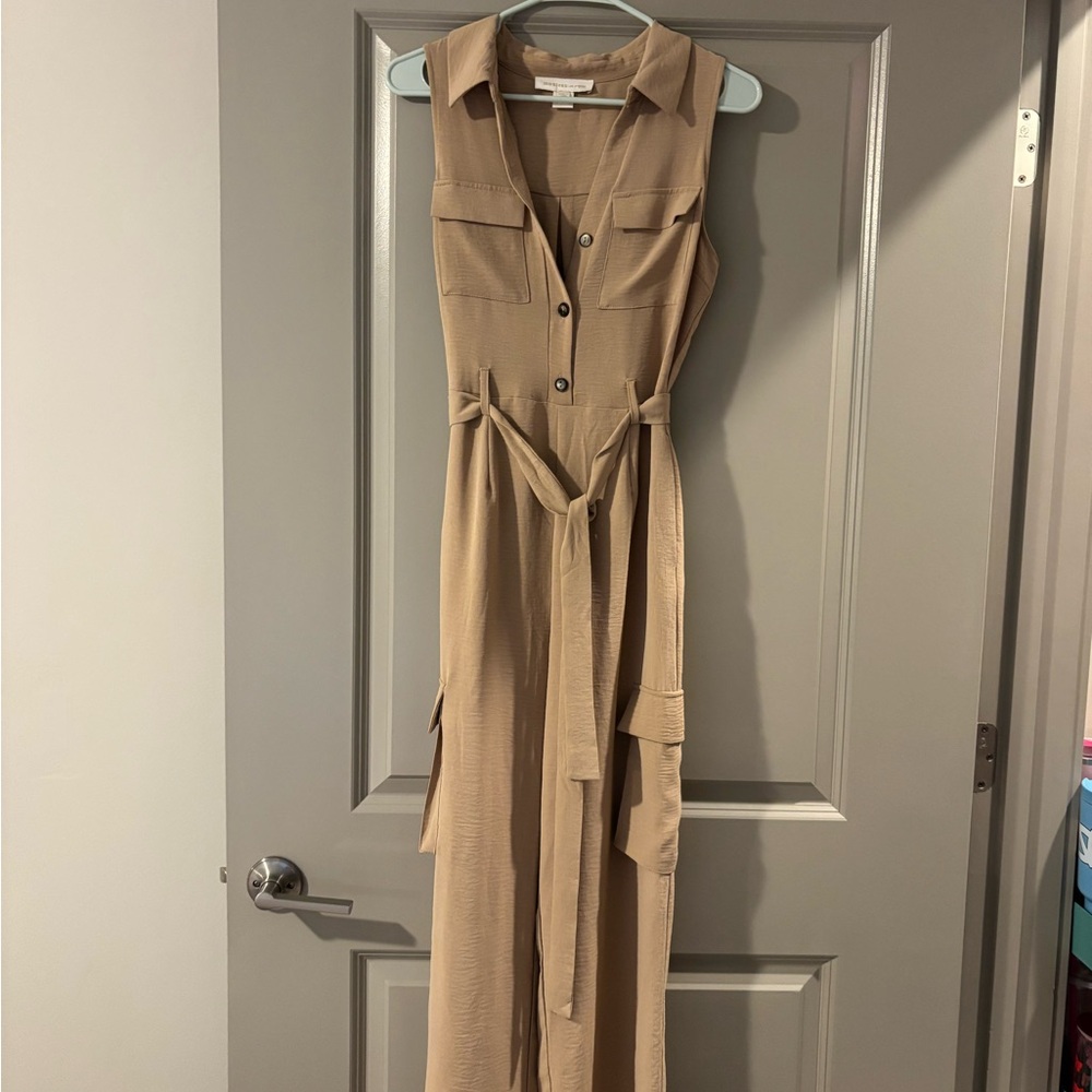 Tan Jumpsuit